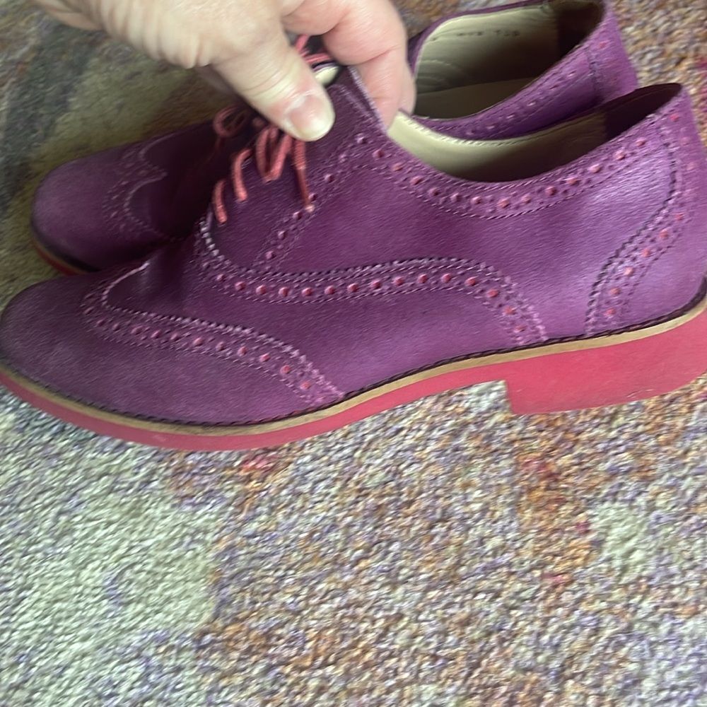 Fun Suede Cole Haan loafers! Great color! - Picture 3 of 10
